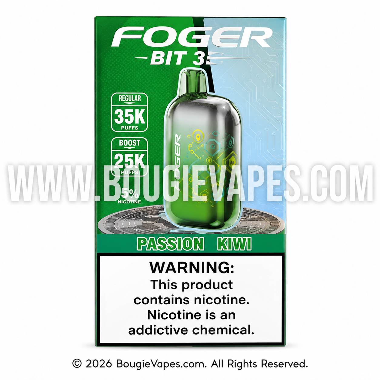 Foger Bit 35K Disposable Vape | Up to 35,000 Puffs