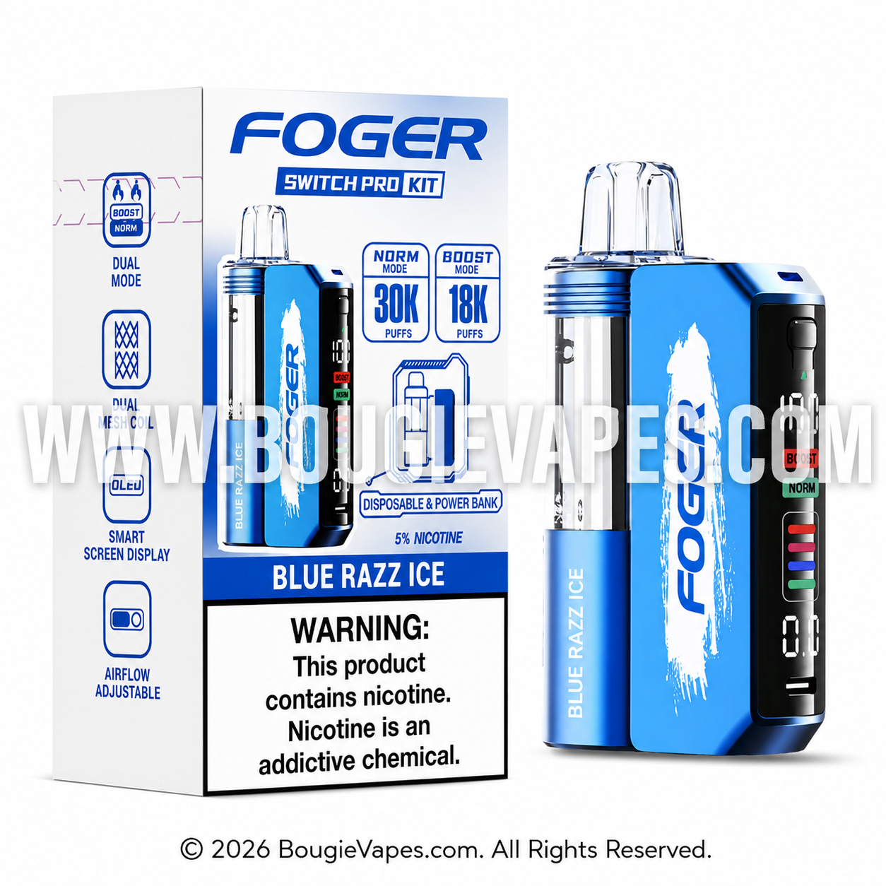 Foger Switch Pro Kit | Up to 30,000 Puffs