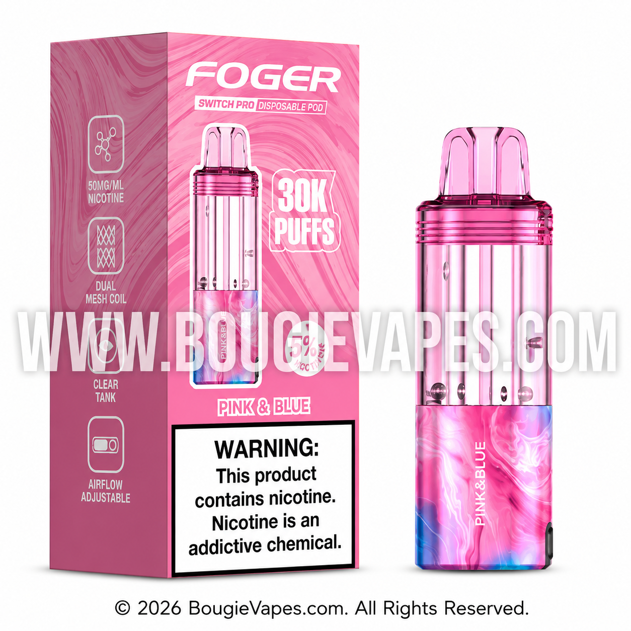 Foger Switch Pro Disposable Pod | 30,000 Puffs